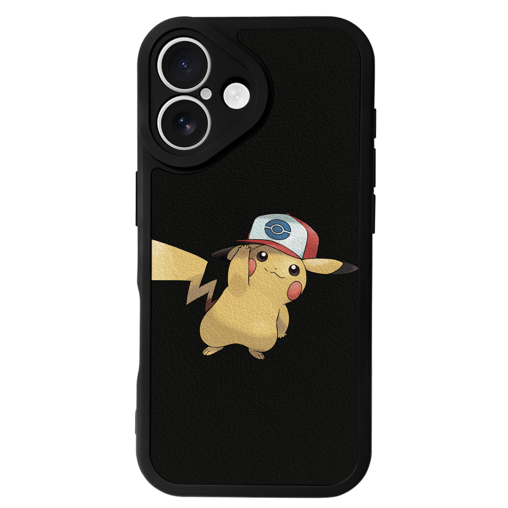 （画像用） ポケットモンスター Pokémon 【iPhone 16シリーズ対応】シリコンスマホケース（レザー調） 材質：シリコン